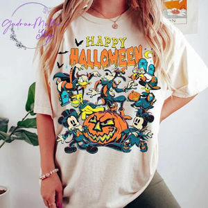 Disney Halloween 2023 Shirt Mickey And Friends Halloween Disney White Shirt
